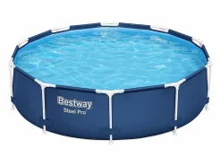 Bestway Piscina Tubular|VidaXL Piscina Steel Pro 4678L paredes anticorrosión Ø305 cm