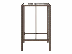 Garden Furniture Village Green-Green Ridge Mesa de bar de exterior ratán sintético marrón 70x70x110 cm Marru00f3n Sale
