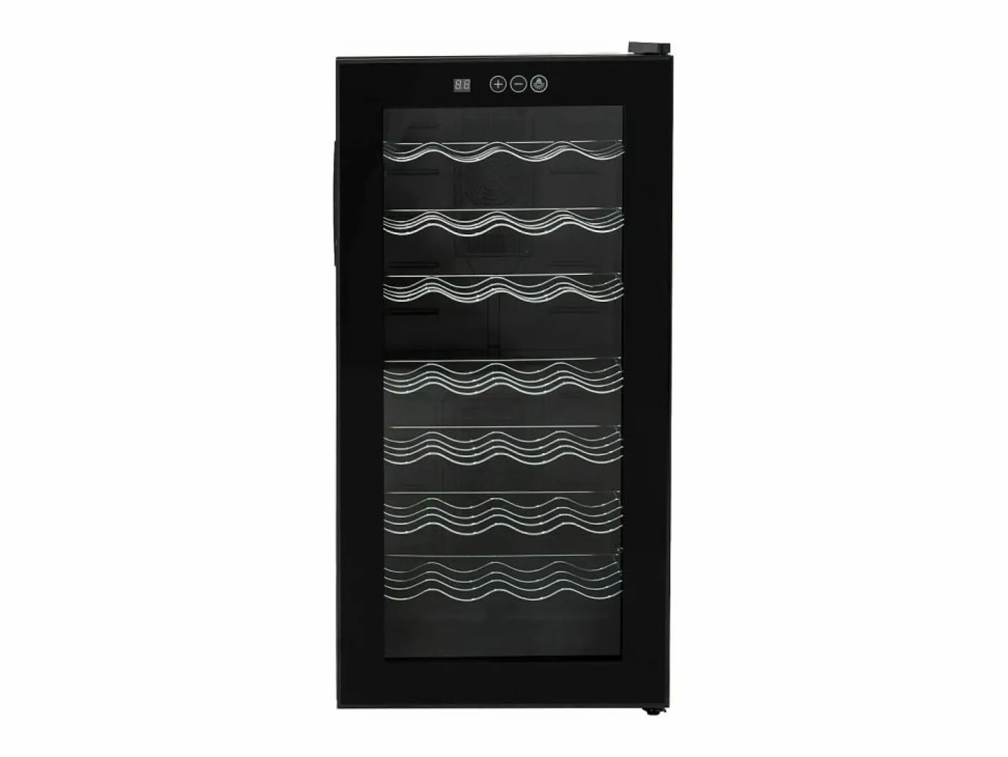Monstershop Vinoteca Oriva 78L con LED multicolor sincronizable con música Negro Best