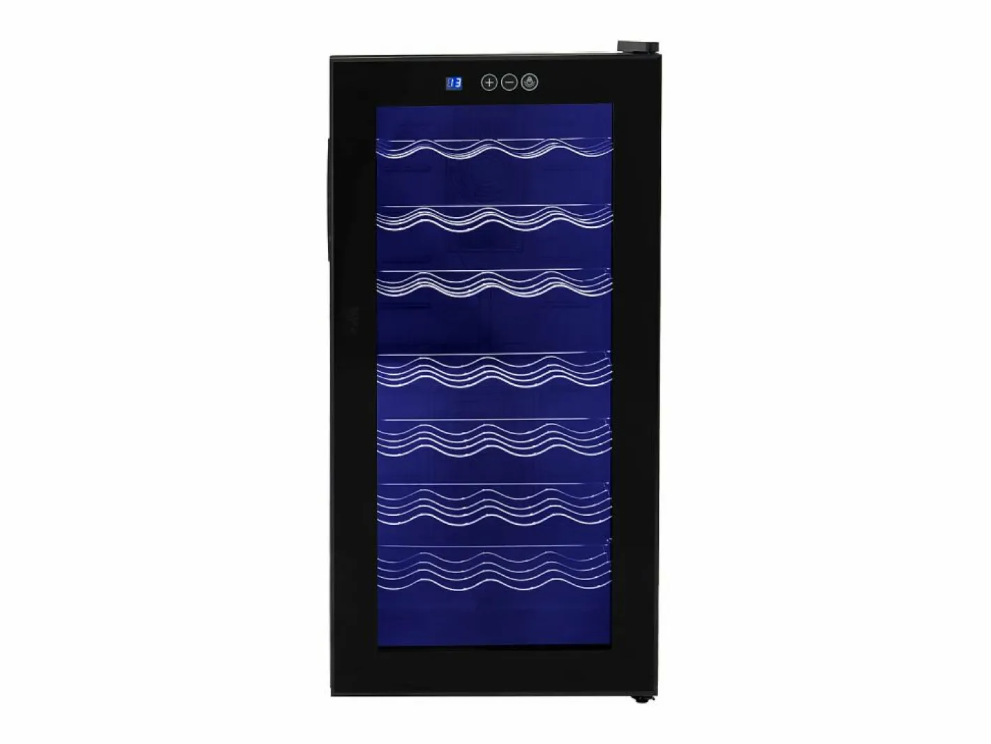 Monstershop Vinoteca Oriva 78L con LED multicolor sincronizable con música Negro Best