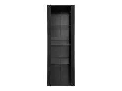 Vitrina alta con 3 estantes de cristal, cuerpo de MDF lacado en , LED incluido - 55x38x166cm^Hauss Spole Clearance