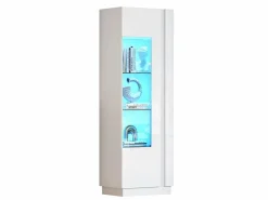 Vitrina alto brillo 60×40×180 cm - con iluminación LED - 1 puerta -^ModernLuxe Sale