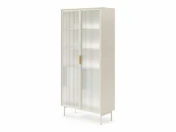 Vitrina, cachemira, 91,5 x 194,6 x 39,3 cm Beige Hot