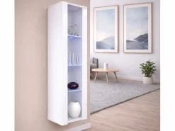 Vitrina colgante para Salón comedor en con LED 40x29x170cm Nora V5^MB Muebles Bonitos Sale