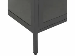 Vitrina de acero y vidrio templado 90x40x180 cm^vidaxl Outlet