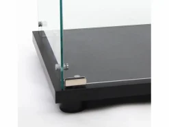 Vitrina|Vitrina de cristal de 3 estantes con puerta, estantería independiente para sala de estar, dormitorio y oficina, 42 x 36 x 125 cm, color