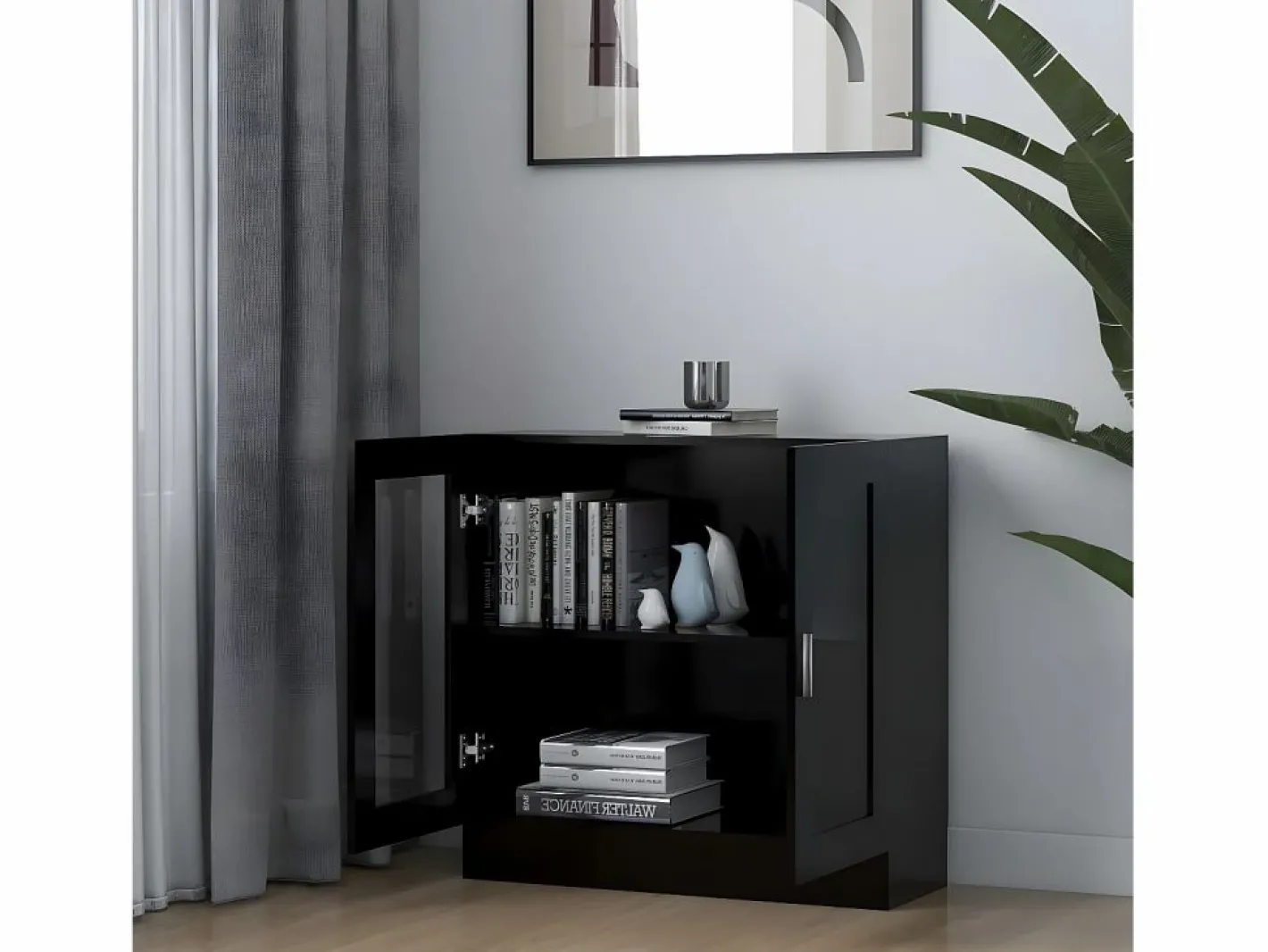 Vitrina de madera contrachapada 82,5x30,5x80 cm^Clicnbuy Online