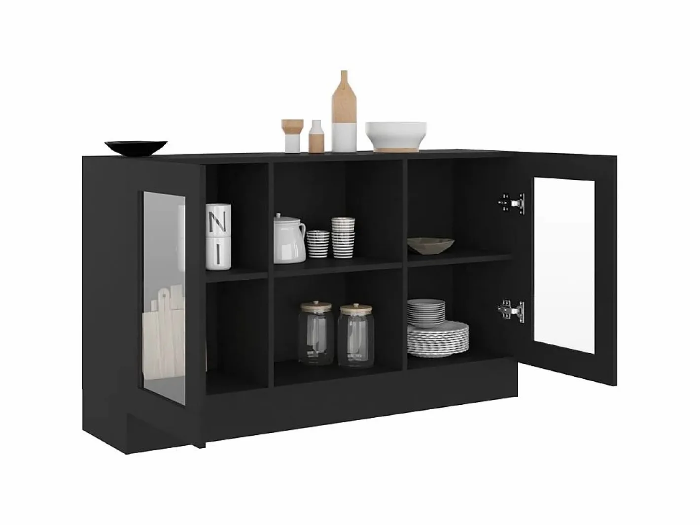 Vitrina|Vitrina de madera contrachapada 120x30,5x70 cm ES904203