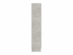 vidaxl Vitrina de madera contrachapada hormigón 82,5x30,5x150cm Gris Discount