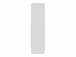 Clicnbuy Vitrina de madera contrachapada 82,5x30,5x115 cm Blanco New