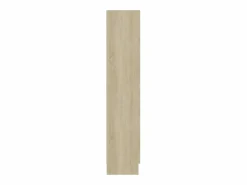 Clicnbuy Vitrina|Vitrina de madera contrachapada color roble 82,5x30,5x150 cm