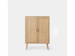 Vitrina|Vitrina doble de Fibra natural Natural 110 x 80- Tahiti