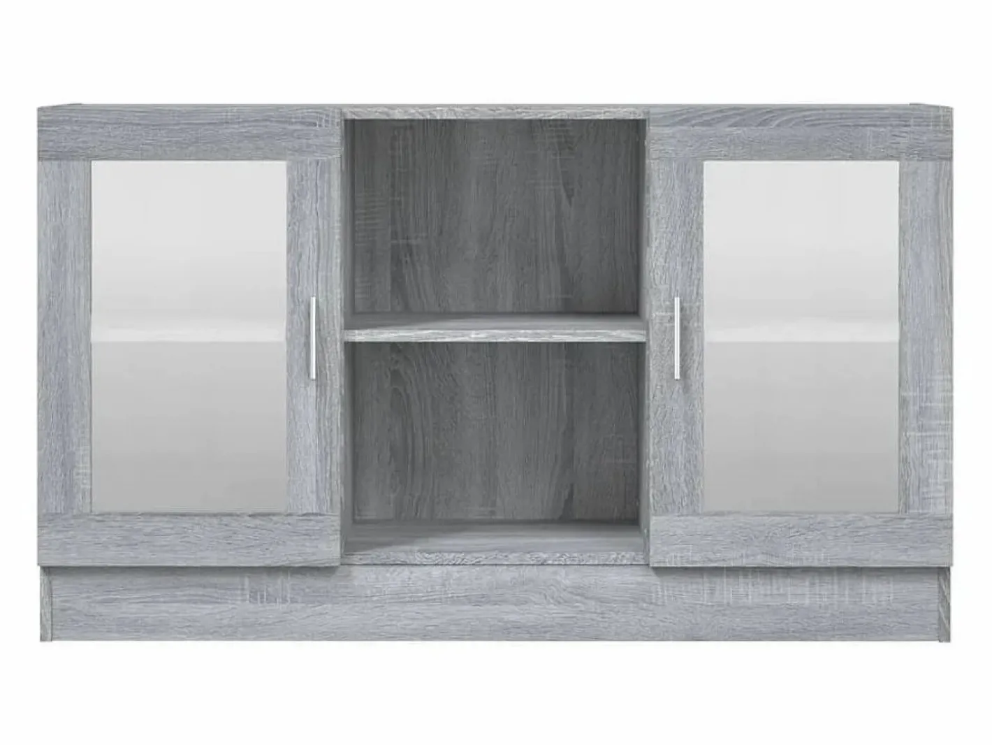 Vitrina|Vitrina madera contrachapada Sonoma 120x30,5x70 cm ES861533