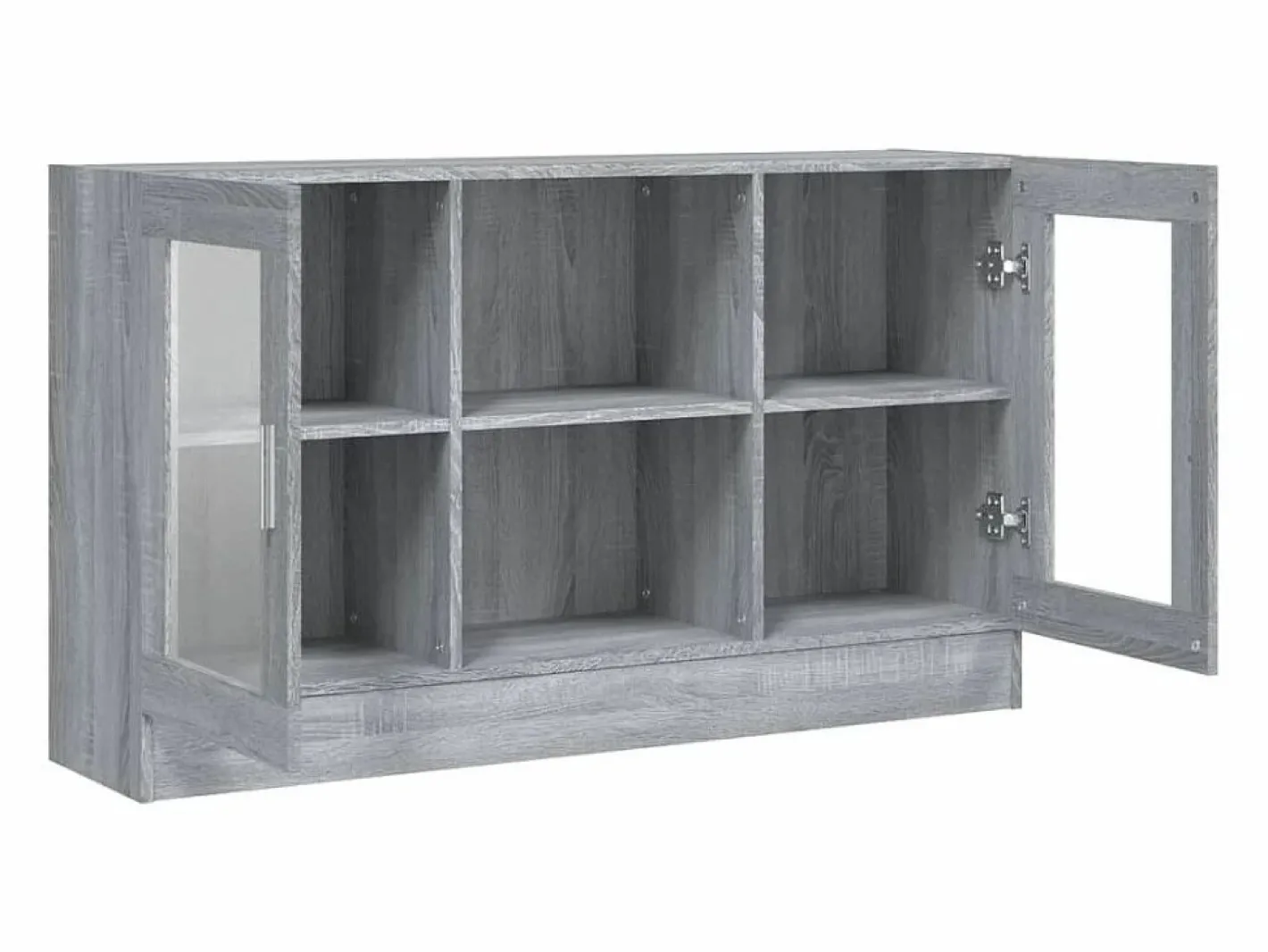 Vitrina|Vitrina madera contrachapada Sonoma 120x30,5x70 cm ES861533