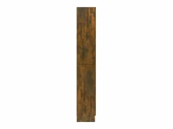 vidaxl Vitrina madera contrachapada roble ahumado 82,5x30,5x185 cm Marru00f3n Online