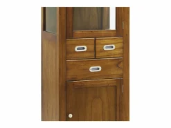 Vitrina Mindy madera maciza 2 puertas 3 cajones Sotchy 50 cm^Les Tendances Outlet