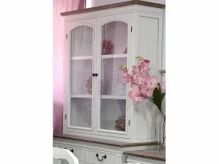 Vitrina Para Vajilla|Vitrina 76x156x35 cm blanca Rimini RIW09
