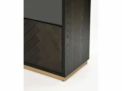 Vitrina 100x200x41 cm Sevilla SEV26-2 Negro