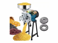 DripeX Materiales Y Utensilios De Cocina|2200W Molino de harina seca y húmeda 2 en 1, 50x26x70cm, para cereales, paja - enchufe de la UE
