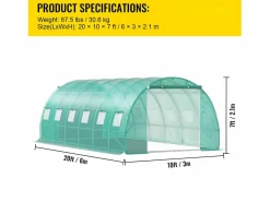 Walk-in GH 20x10x7 SucceBuy Marco Galvanizado Cubierta Impermeable^ Sale