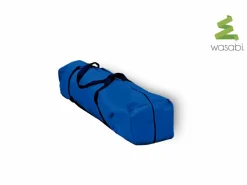 Wasabi - Carpa Plegable 3x3 m Compact Azuk – Resistente al Agua – Vientos y Piquetas Fijación – Estructura de Acero – Cenador Jardín – Pérgola Playa – Exteriores Azul Best