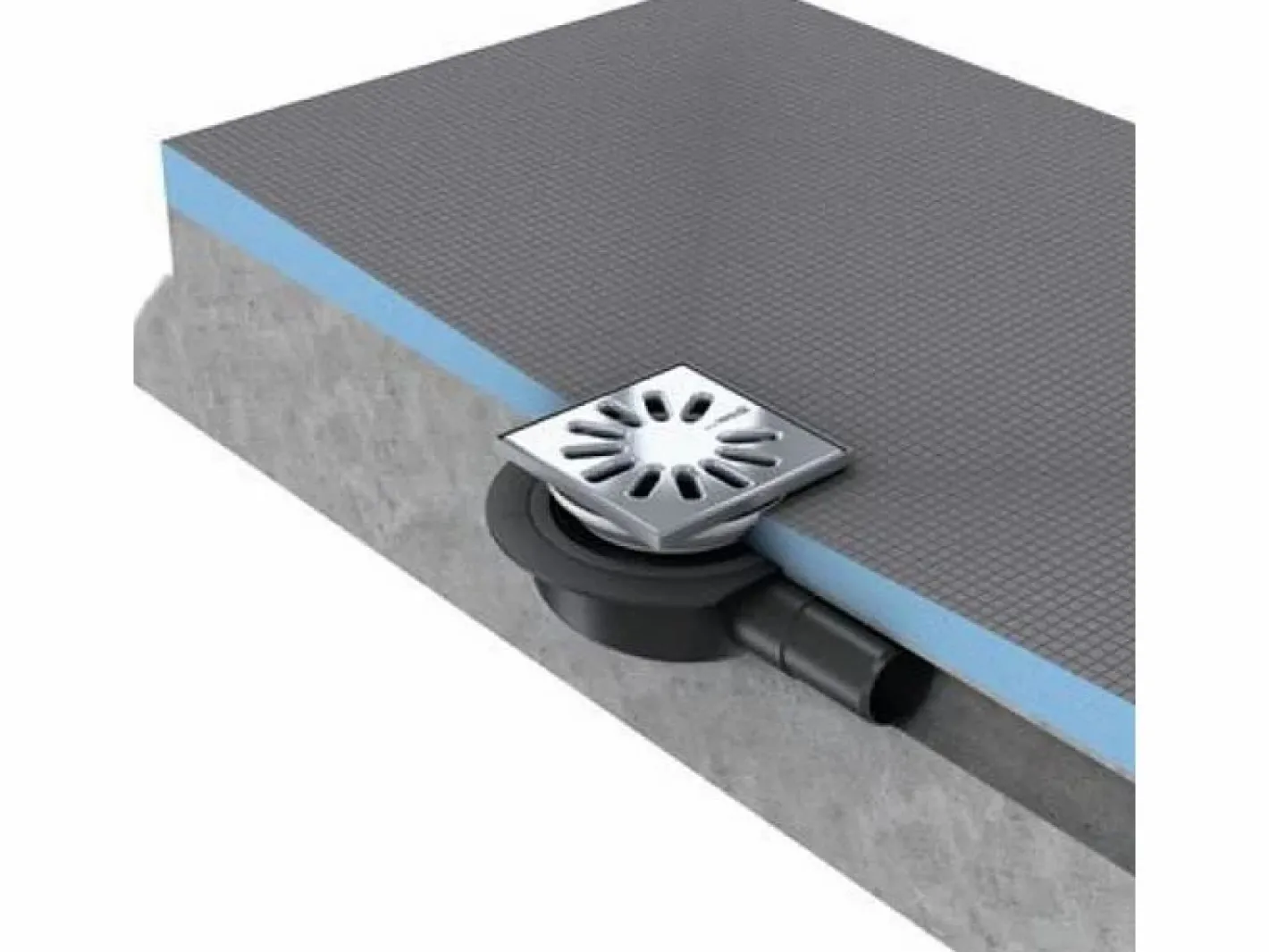 WEDI Cañería|- desagüe horizontal para Plato de ducha Fundo