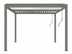 Habitat et jardin Pérgola|Windsor" pérgola bioclimática de aluminio con led 3 x 4 - Taupe
