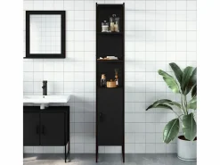 Wynnewood Armario de baño madera de ingeniería 33x33x185,5 cm^Garden Furniture Online