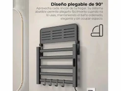 Yoevu - Toallero eléctrico Wi-Fi 100W , pantalla LCD táctil, contro WIFI y Alexa^ Hot