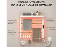 Yoevu - Toallero eléctrico Wi-Fi 100W , pantalla LCD táctil, contro WIFI y Alexa Blanco Clearance