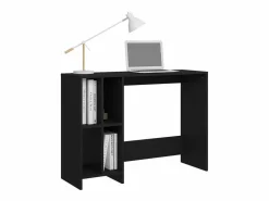 Garden Furniture Yvo-Jan Escritorio notebook madera contrachapada 102,5x35x75 cm Negro Discount