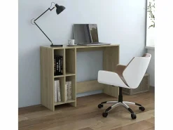 Yvo-Jan Escritorio notebook contrachapado roble Sonoma 102,5x35x75 cm^Garden Furniture New