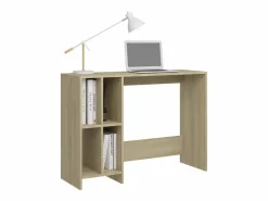 Yvo-Jan Escritorio notebook contrachapado roble Sonoma 102,5x35x75 cm^Garden Furniture New