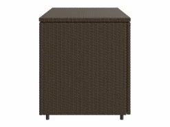 Zandar Armario de almacenaje de jardín ratán PE marrón 110x55x60,5 cm^Garden Furniture Clearance