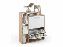 Vicco Zapatero|Mueble De Almacenaje|Zapatera abatible /sonoma 24.5x80x90 orlando