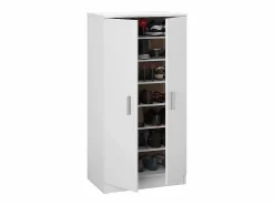 Loungitude Zapatero|Mueble De Almacenaje|Zapatero 2 puertas 6 estantes - A108 cm