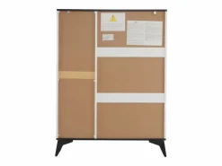 Zapatero con 3 puertas, 1 cajón y 1 puerta, estilo moderno, ideal para la entrada o el salón^OKWISH Online