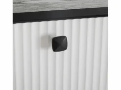 Zapatero con 3 puertas, 1 cajón y 1 puerta, estilo moderno, ideal para la entrada o el salón^OKWISH Online