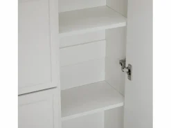 Hauss Spole Zapatero con 2 cajones y 4 puertas - 120x24x107 cm Blanco Online