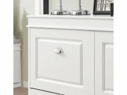 Sobuy Zapatero|Mueble De Almacenaje|Zapatero con 4 Puertas Organizador para Zapatos 105 x 24 x 83 cm FSR79-W ES