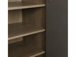 OKWISH Zapatero|Zapatero con banco para zapatos, 3 puertas y 1 cajón, madera y - para recibidores
