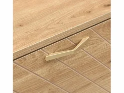 Merax Zapatero de 4 puertas - 108,5 x 24 x 100 cm - para entrada y pasillo - MDF - natural Color natural claro Discount