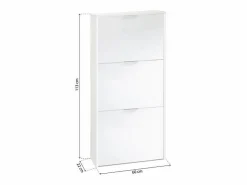 Zapatero de 3 puertas abatibles en 60x113 cm Remi^duehome Outlet