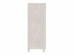 Zapatero HAMAR madera maciza de pino blanca 85x40x108 cm ES482910 Blanco Sale