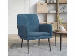 Zarina Sillón de terciopelo 62x79x79 cm^Garden Furniture Clearance